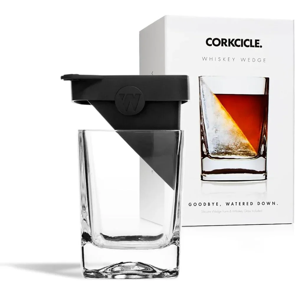 Corkcicle Whiskey Wedge Ice Wedge Whiskey Glass